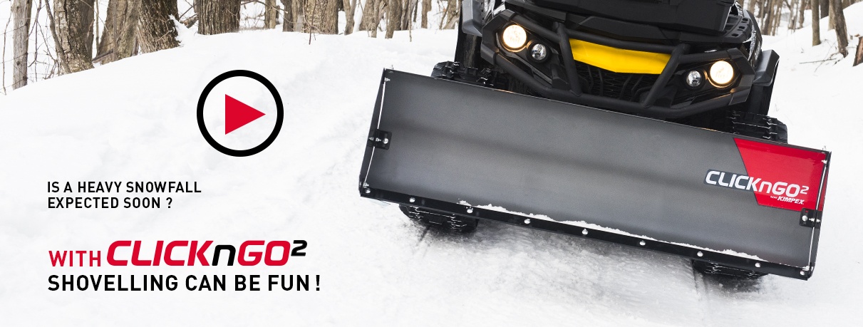 The ATV & Quad Snow Plow CLICK-N-GO 2